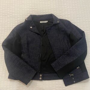 Women's Black and dark blue Jacket